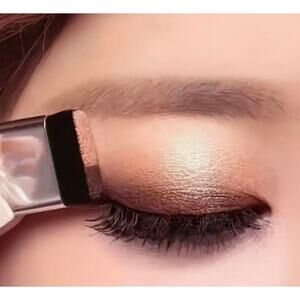 NEW Shimmery Dual-Tone Eyeshadow Palette W/ Brush, Waterproof